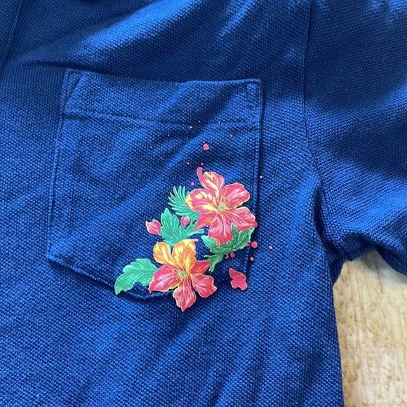 Polo Ralph Lauren Logo Cotten Mesh Polo Shirt Size 6 - Picture 3 of 9